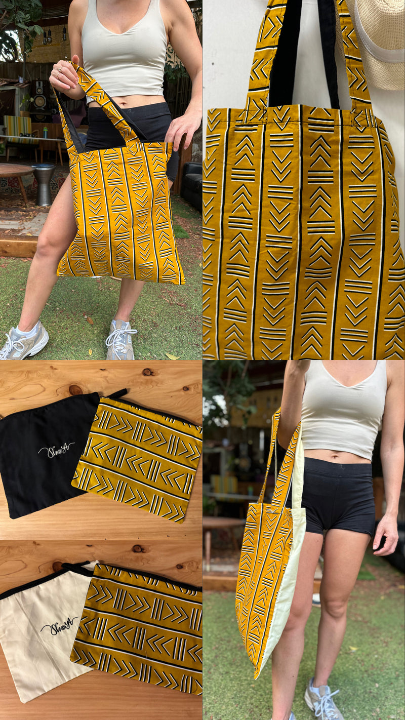 African YELLOW bag