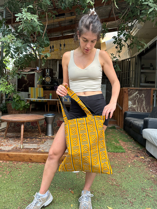 African YELLOW bag